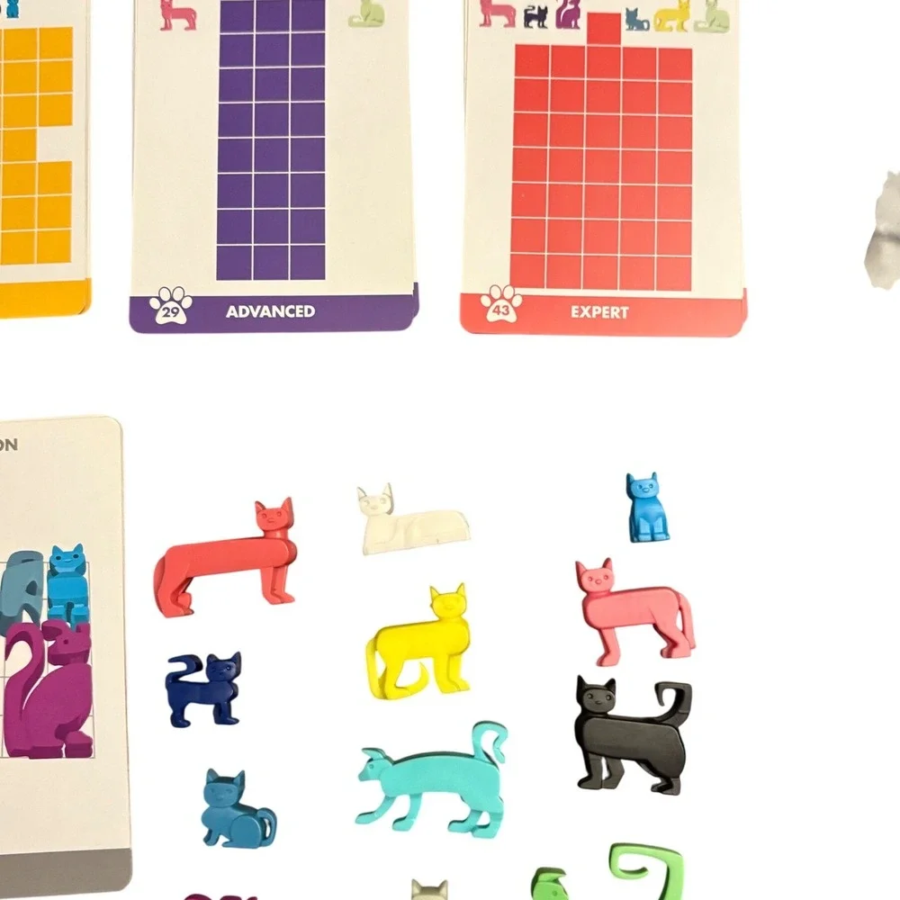 Brainwright CatStax The Purrfect‎ Puzzle Logic Game 48 Challenges 12 Cats Travel